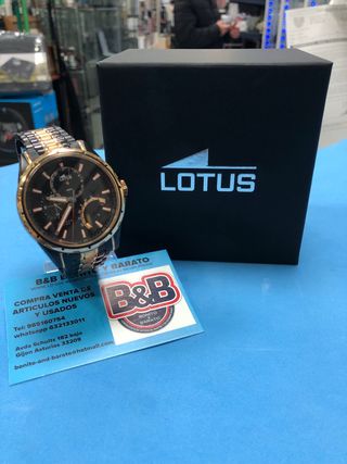 Reloj Lotus 18207 Negro y Dorado
