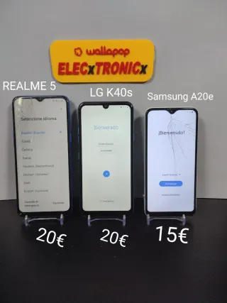 Realme 5, LG K40s, Samsung A20e