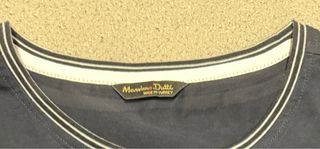Camiseta Massimo Dutti Negra