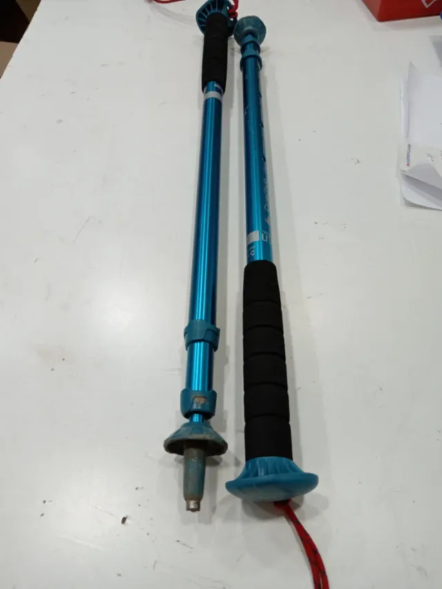 Bastones de trekking Quechua azules