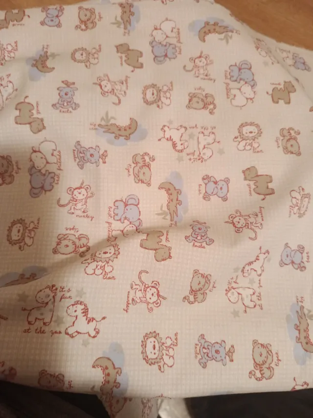 Retal de tela infantil animales