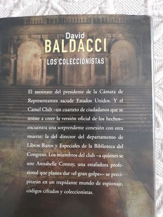 Los Coleccionistas David Baldacci Libro Precioso