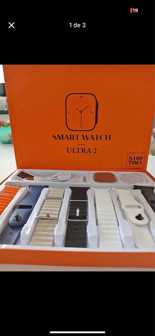 Smartwatch con 5 correas y cargador