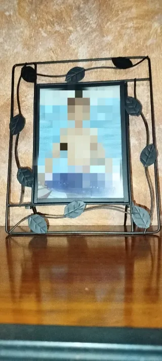 2 Marcos de Fotos Decorativos con Hojas