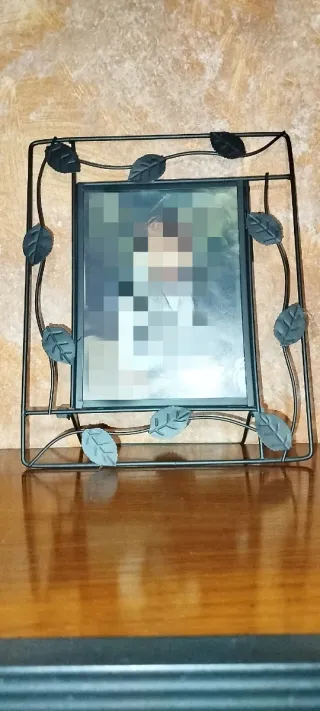 2 Marcos de Fotos Decorativos con Hojas