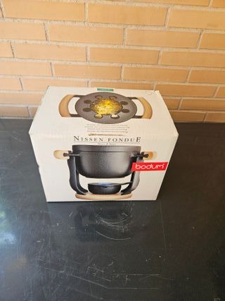 Set Fondue Bodum Nissen Hierro Fundido