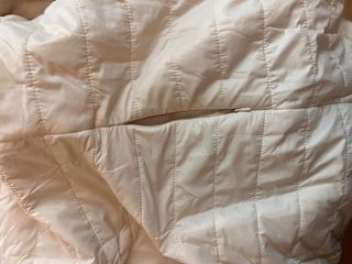 Chaquetón reversible beige/blanco