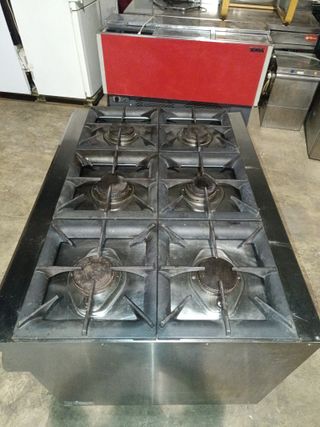 Cocina industrial 6 fuegos