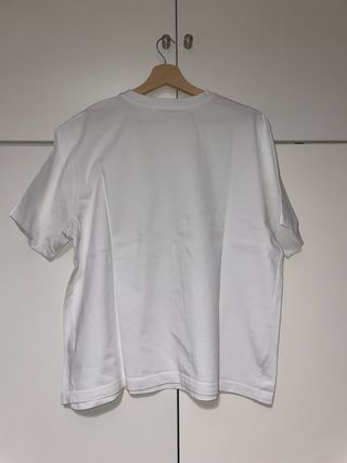 Camiseta básica Zara hombre blanca