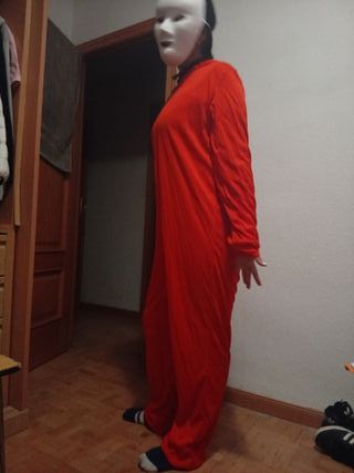 Disfraz rojo talla única