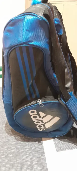Paletero Adidas Azul y Negra
