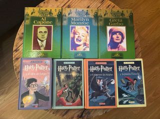 Lote libros Harry Potter y Personajes Siglo XX