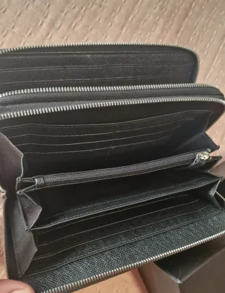 Cartera Hugo Boss Piel Negra Hombre