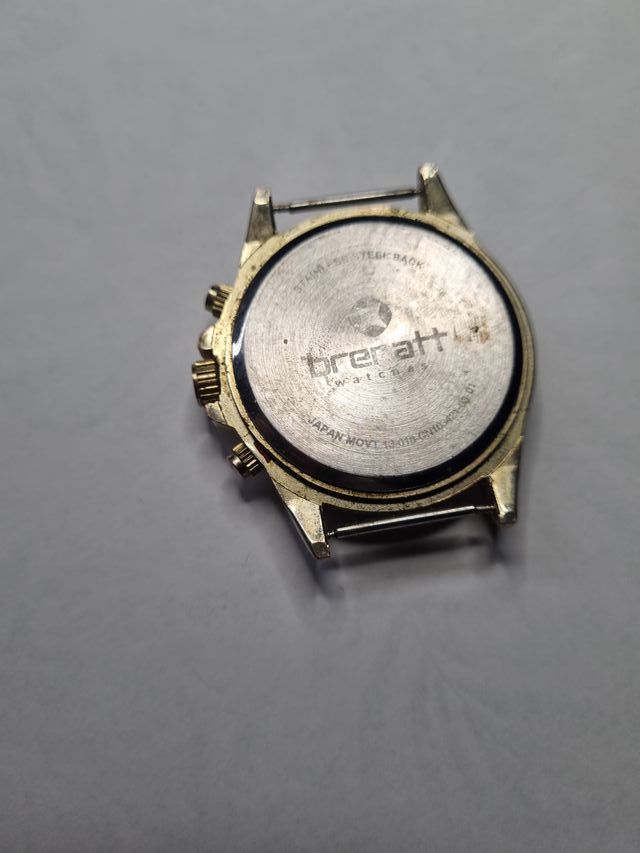 Reloj Brenatt Cronógrafo Rojo y Dorado