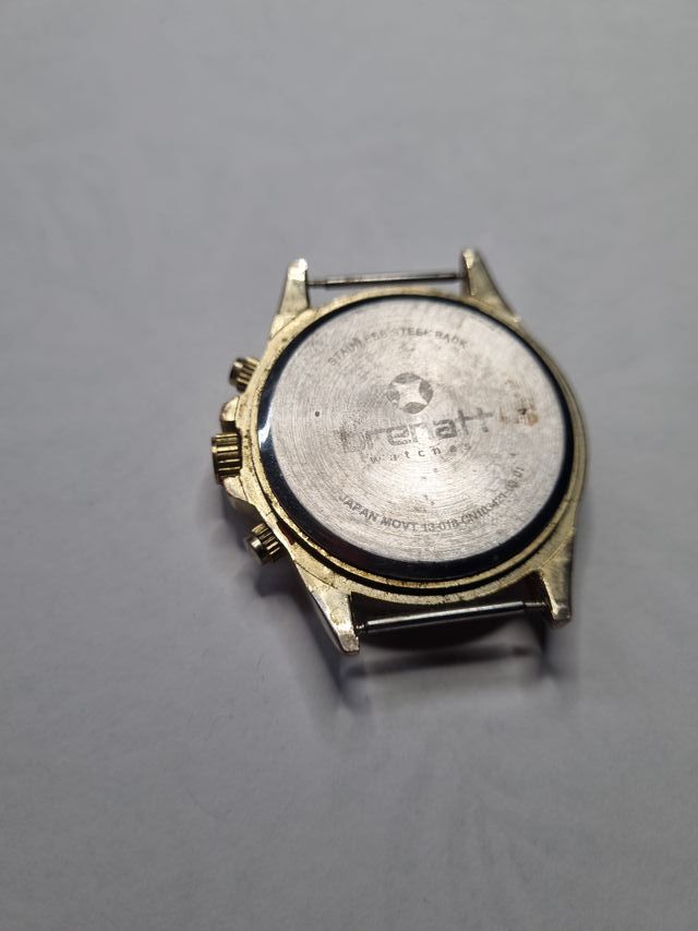 Reloj Brenatt Cronógrafo Rojo y Dorado