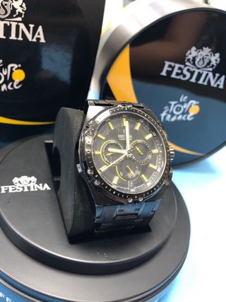 Reloj Festina Tour de France Negro/Dorado
