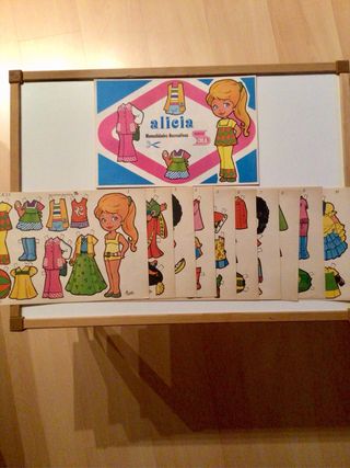 Muñecas Sima Alicia Recortables Completa