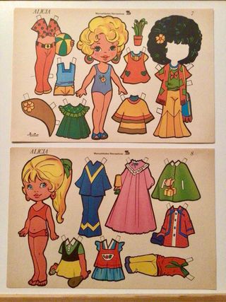Muñecas Sima Alicia Recortables Completa