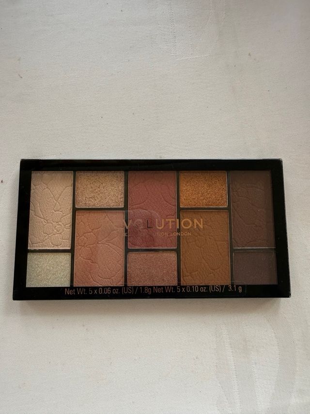 Paleta Maquillaje Revolution Marrón Dorado