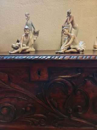 Figuras de porcelana estilo Lladró Nao