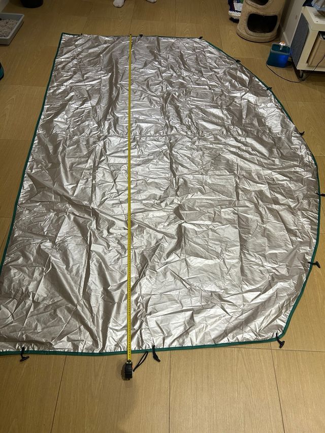 Lona multiusos plateada