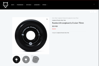 Ruedas Longboard Forever Playa 65mm