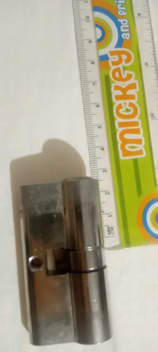 Bombín 6cm + 2 llaves