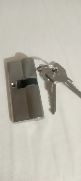 Bombín 6cm + 2 llaves