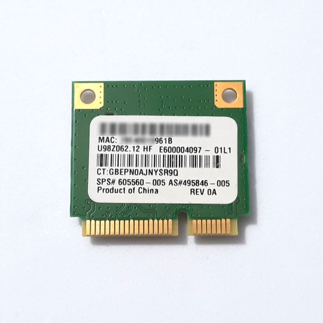 Tarjeta WiFi mini PCIe - Diferentes modelos