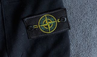 Stone Island Pantalón Corto Negro Talla M