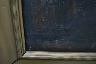 Retrato militar antiguo