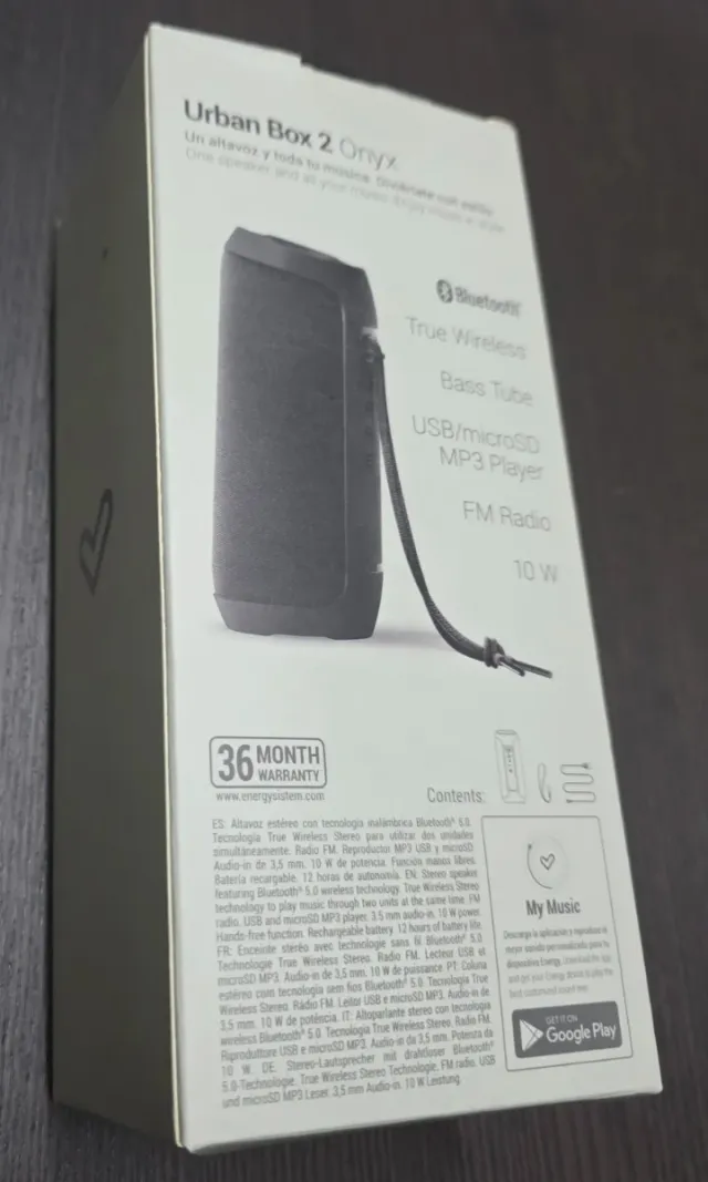 Energy Sistem Urban Box 2 Onyx