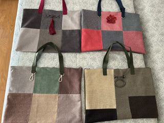 Bolsos de tela patchwork