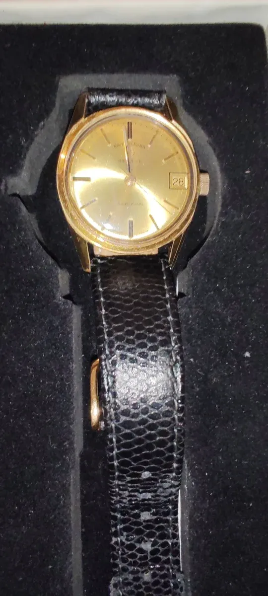 Favre & leuba Reloj Dorado y Negro Sea King