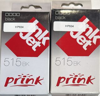 Cartuchos Prink Compatibles HP934 BK X4