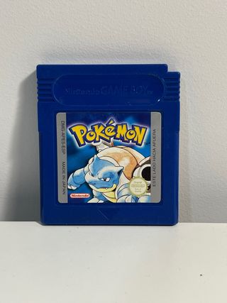 Pokemon Azul GameBoy DMG-APES-ESP.Original, guarda