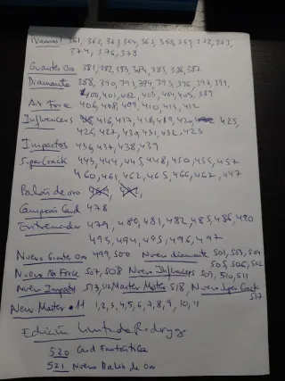 VENDO Faltas Adrenalyn XL 24/25