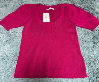 Camiseta punto manga abullonada talla L 