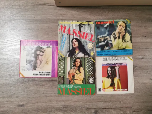 Discos Vinilo 45rpm Massiel (Lote 5)