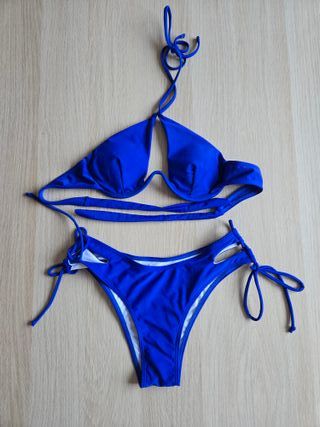 Bikini azul nuevo talla M