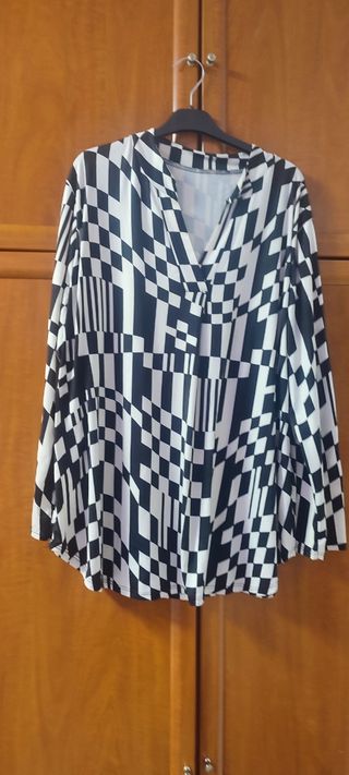 Blusón Talla Grande 44/46 Licra Fría