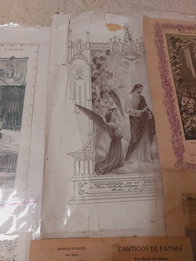 Litografías folletos etc. antiguos Siglo XIX-XX