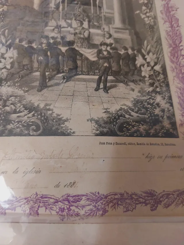 Litografías folletos etc. antiguos Siglo XIX-XX