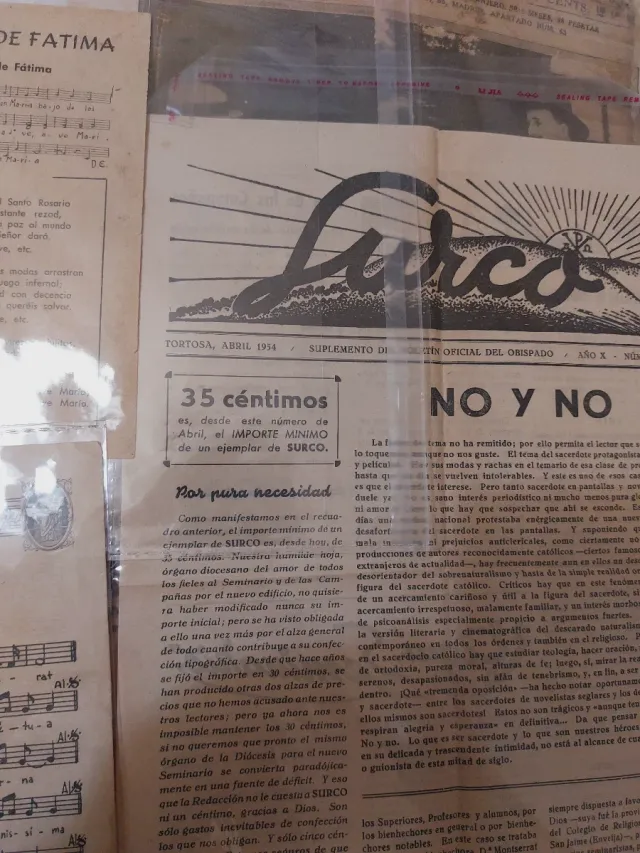 Litografías folletos etc. antiguos Siglo XIX-XX