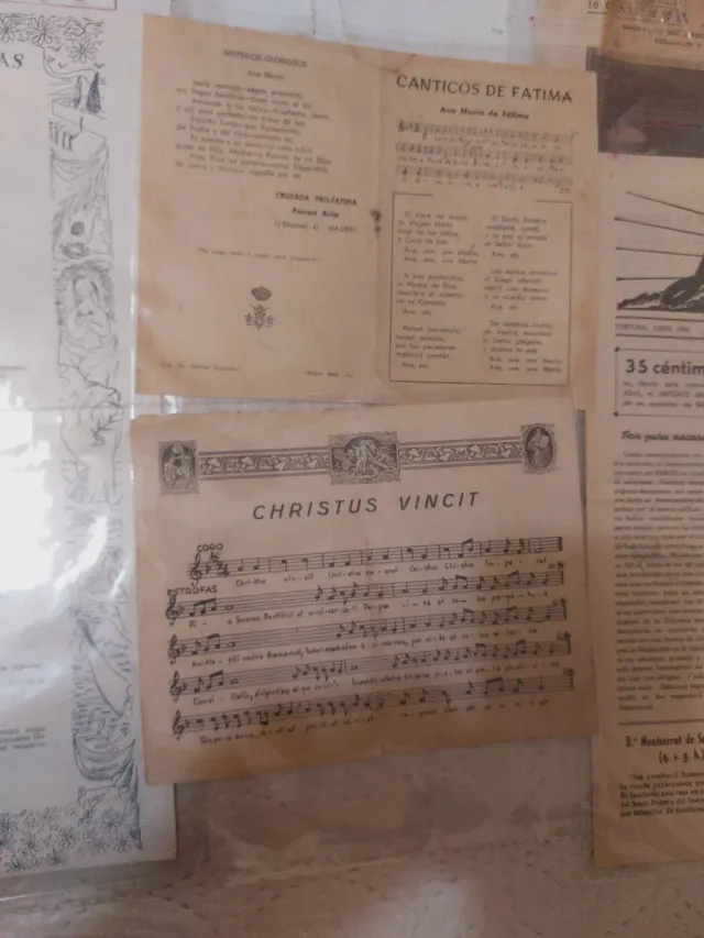 Litografías folletos etc. antiguos Siglo XIX-XX