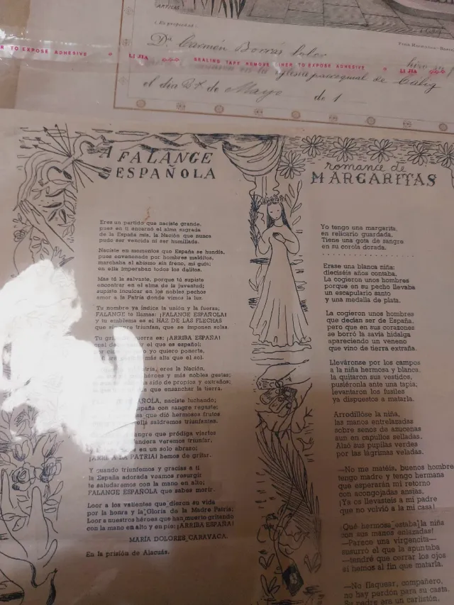 Litografías folletos etc. antiguos Siglo XIX-XX