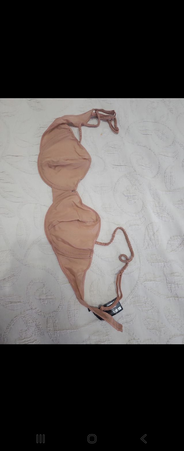 Sujetador Zara Seda Beige Talla 90B