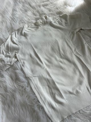 Camiseta H&M blanca manga corta