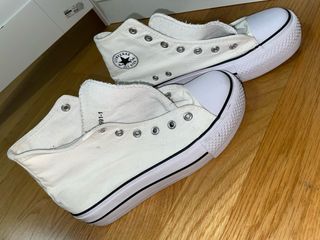 Converse Blancas Plataforma