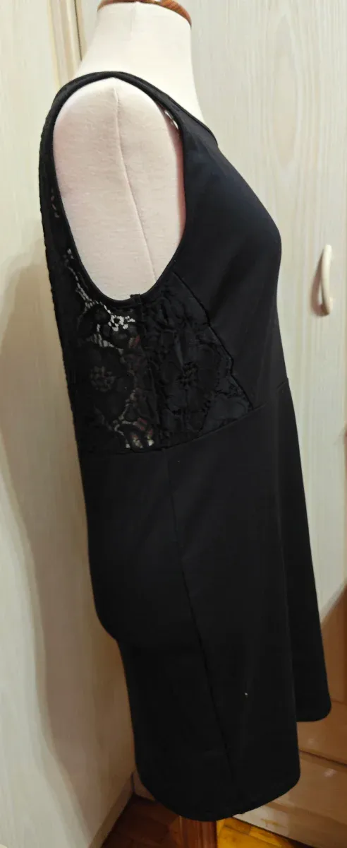 Vestido Negro Encaje H&M Talla M precio 10 euros